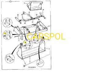 Pin Pivot for JCB 3CX 4CX ZAM