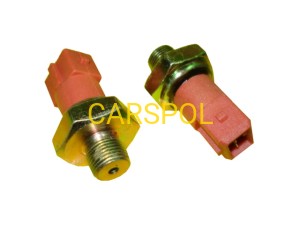 Switch oil pressure M12 red body, AMP for JCB 3CX 4CX