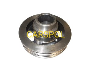 Pulley crankshaft twin groove for AA AB JCB 3CX 4CX ZAM