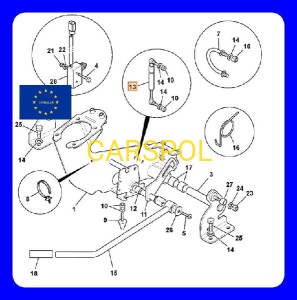 Strut for MINI JCB ZAM
