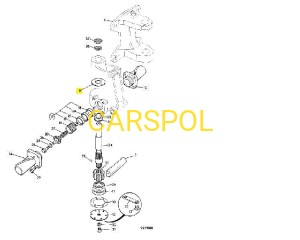 Washer thrust for JCB 3CX 4CX ZAM