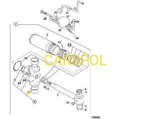 Bearing for JCB 3CX 4CX ZAM