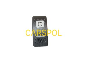 Decal Road Lamps Switch for JCB 3CX 4CX ORG