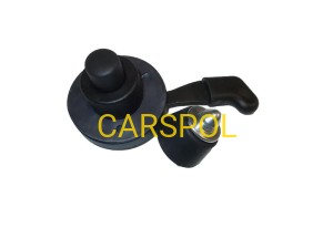 Latch back door for JCB TELEHANDLER