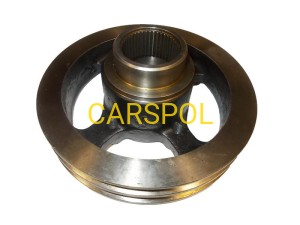 Pulley crankshaft twin groove forJCB 3CX4CX ZAM