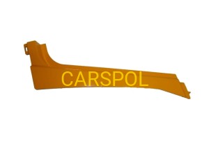 Rail bonnet, upper LH yellow JCB 3CX 4CX ORG