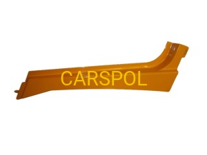 Rail bonnet, upper RH yellow JCB ZAM