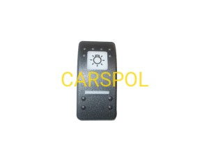 Decal Road Lamps Switch for JCB 3CX 4CX ZAM