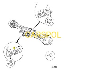 Bush for TELEHANDLER JCB ZAM